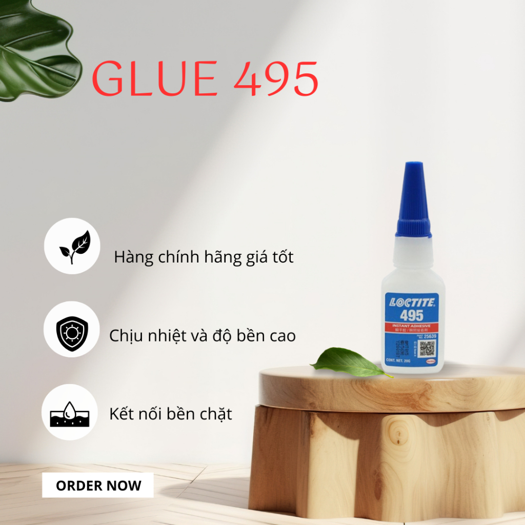Keo LT495 kết dính nhanh,keo dán đa năng,keo khô nhanh 20g