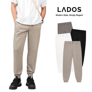 Quần dài kaki jogger nam LADOS-4160 chất kaki cao cấp, bo chun lai quần, phong cách trẻ trung bụi bặm