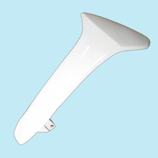 Bửng ngoài | Yếm ngoài cho xe Wave nhỏ Alpha/Zx/Thái 110 - Wave Alpha/Zx/Thái 110 (Nhựa trắng ABS)