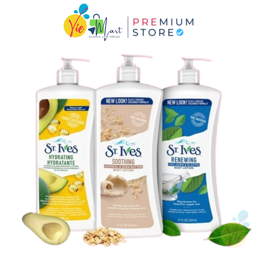 Sữa Dưỡng Thể ST.IVES Dưỡng Da Mềm Mịn, Dưỡng Sáng Da Đều Màu - St.ives Body Lotion USA