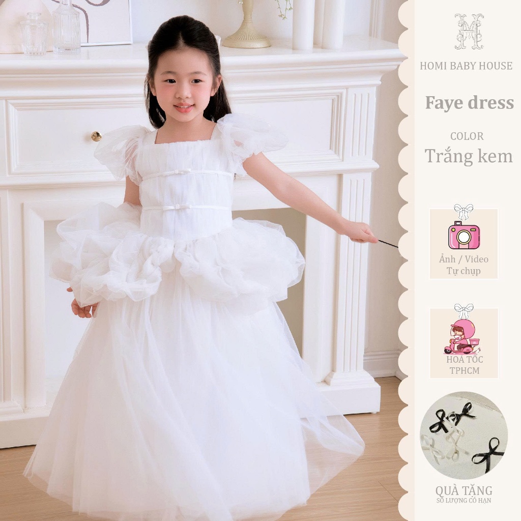 Váy công chúa bé gái FAYE Dress –  Homi Baby house