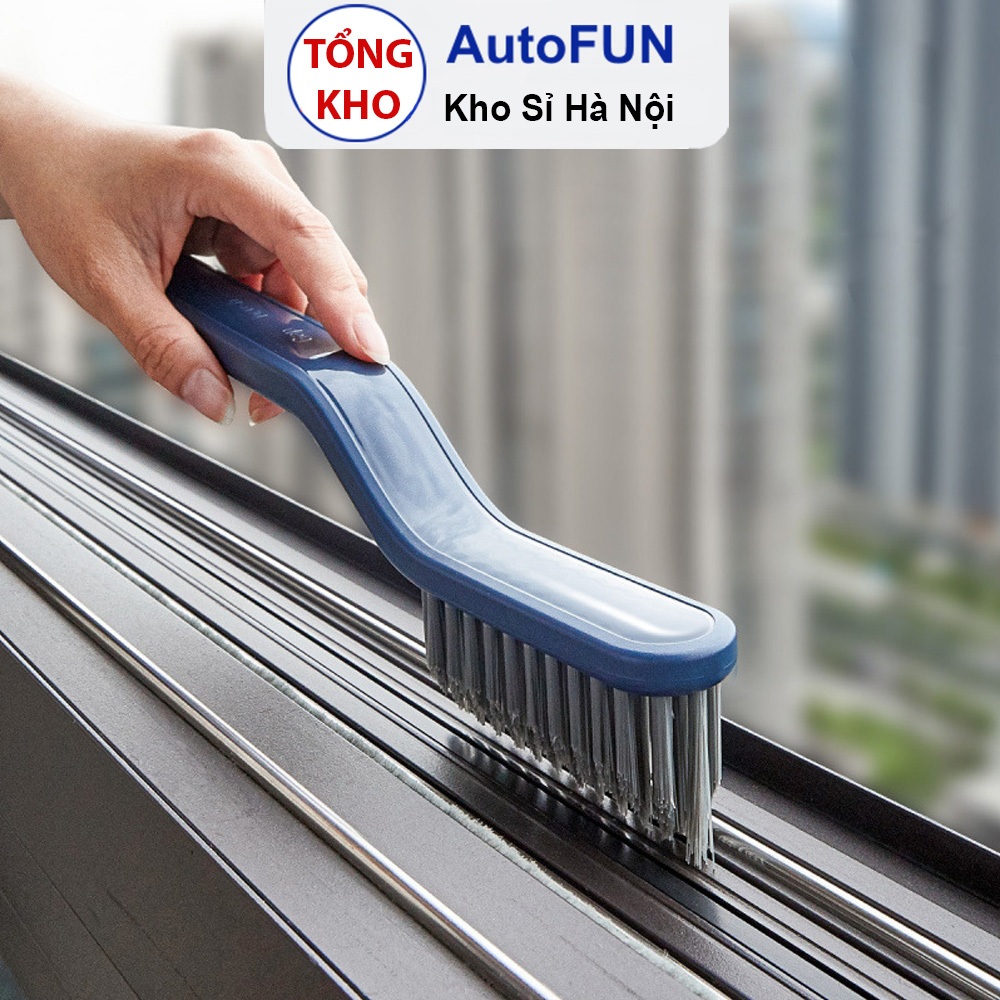Chổi Cọ Kẽ Hẹp P23 Mới – Bàn Chải Vệ Sinh Đa Năng, Kèm Gắp Rác Tiện Dụng 2 Trong 1 (Đầu Vuông/Tròn)