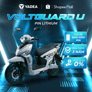 [TRẢ GÓP 0%] Xe Máy Điện Yadea Voltguard U Pin Lithium Tốc Độ 76km/h Tính Năng Thông Minh - Bảo Hành 3 Năm