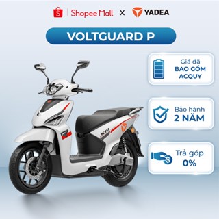 [TRẢ GÓP 0%] Xe Máy Điện Yadea Voltguard P 100Km Một Lần Sạc App Thông Minh - Bảo Hành 2 Năm