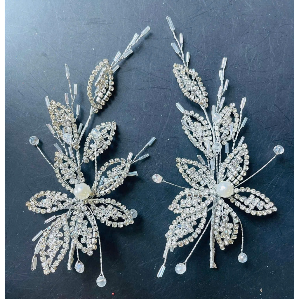 Cài tóc cô dâu, tóc tiệc, tóc bà sui nhiều mẫu lựa chọn CV310