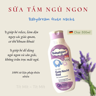 SỮA TẮM GỘI BABYDREAM 500ml
