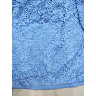 Vải ren thun co giãn chất đẹp (màu trắng, khổ 1.6m)