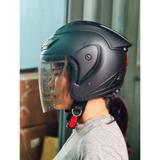 Mũ bảo hiểm 3/4 Asia MT115 và Asia MT168 đạt QUATES 2 có kính chống bụi,chống tia UV hàng chính hãng