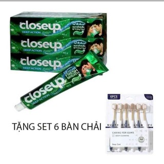   SIÊU HỜI  KEM ĐÁNH RĂNG CLOSEUP MUA 5 TUÝP TẶNG 1 VỈ BÀN CHẢI 6 CÁI TIỆN LỢI CHO CẢ GIA ĐÌNH SỬ DỤNG 