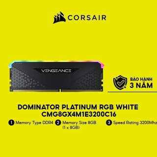 Ram PC Corsair Vengeance RS RGB CMG8GX4M1E3200C16 8GB DDR4 3200MHz