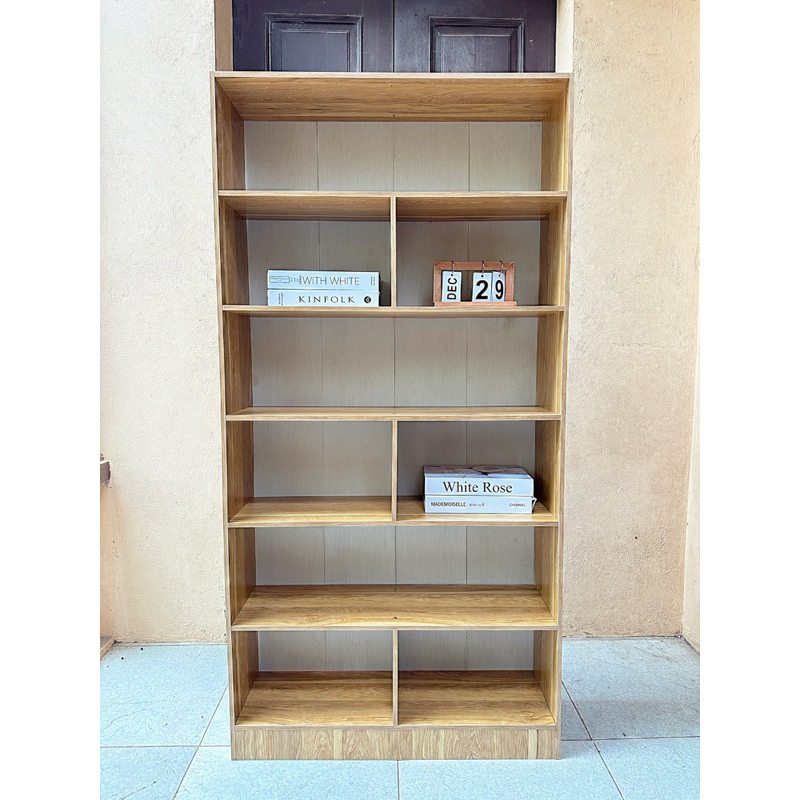 Kệ sách chữ U 6 tầng KÍN LƯNG để đồ tủ decor phòng ngủ, trang trí tết chất liệu gỗ MDF tủ để đồ ND39 | BigBuy360 - bigbuy360.vn