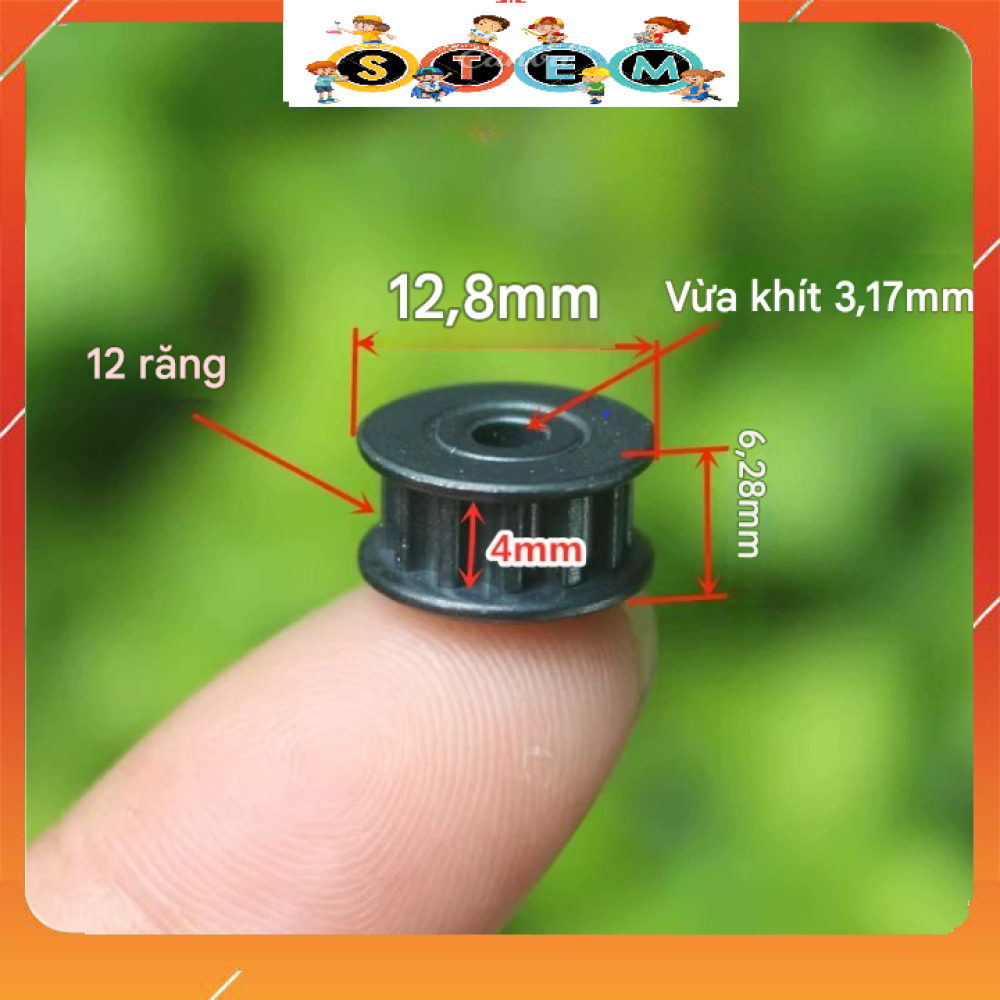 [Stem A-Z][G79] Combo 5 Chiếc Bánh Xe Đồng Bộ 3M, Bánh Răng Kim Loại