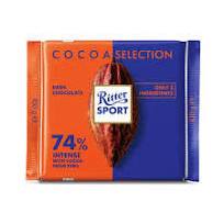 Socola Đen 74% Cacao Ritter Sport 100g -