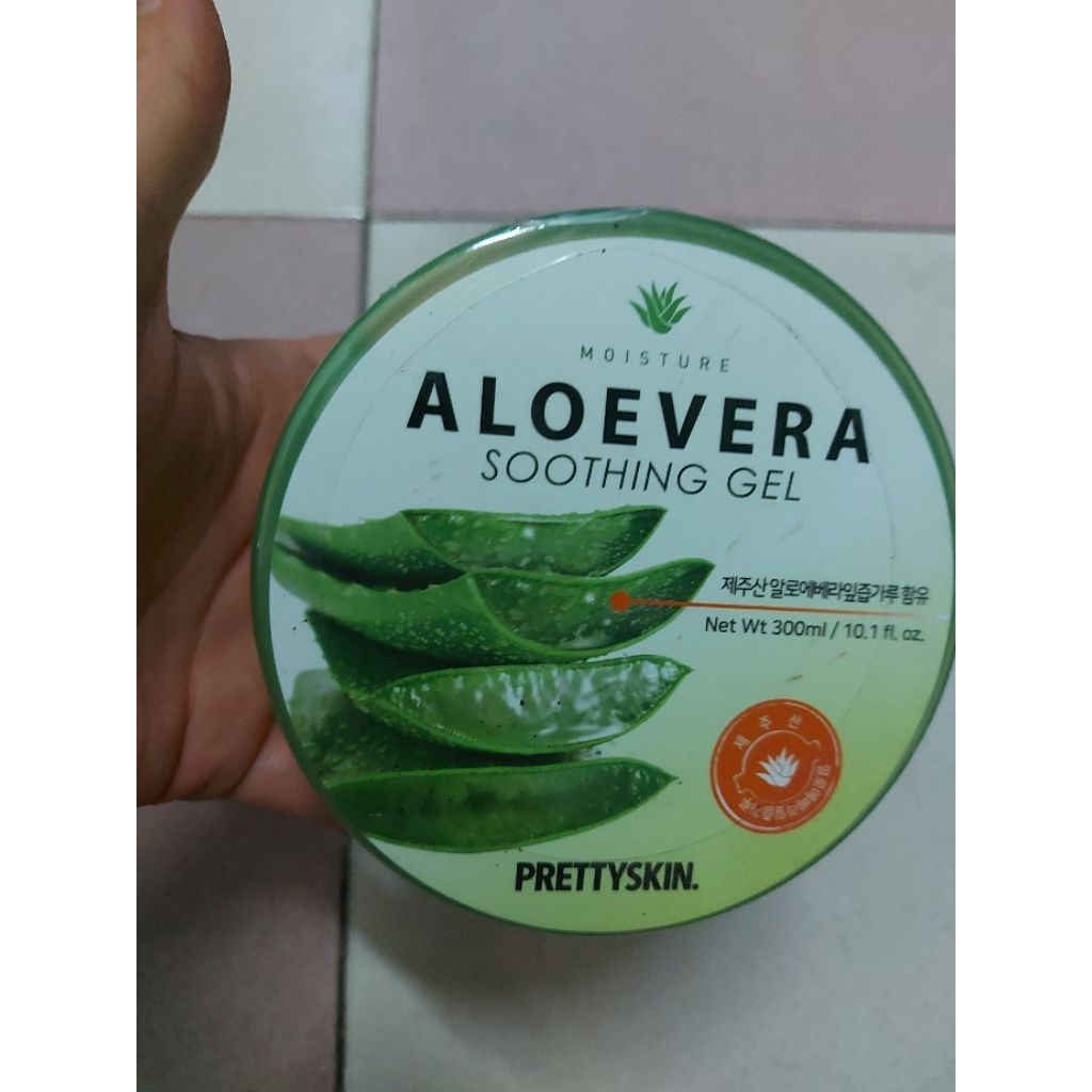 gel Dưỡng Da Đa Năng Prettyskin Chiết Xuất Lô Hội Aloevera Soothing Gel 300ml
