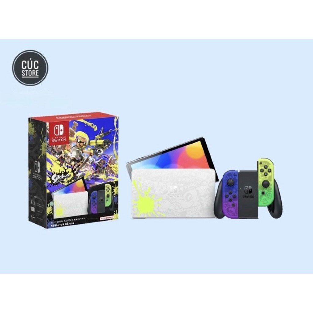 Máy Chơi Game Nintendo Switch OLED model - Splatoon 3 Edition