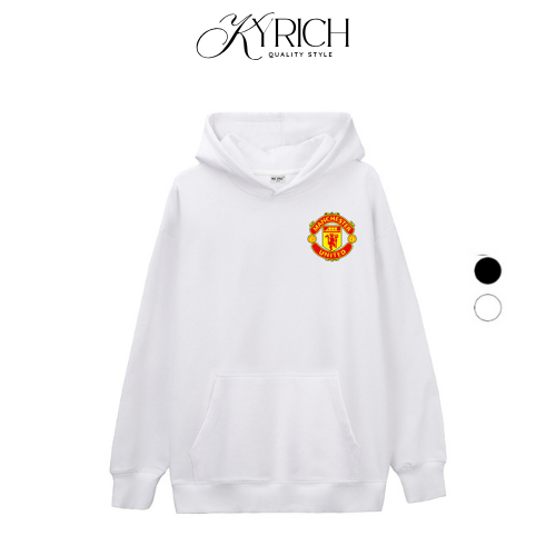 Áo Hoodie Kyrich Premium Nỉ Logo Left Câu Lạc Bộ Bóng Đá Manchester United Fc