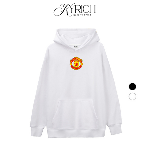 Áo Hoodie Kyrich Premium Nỉ Logo Mid Câu Lạc Bộ Bóng Đá Manchester United Fc