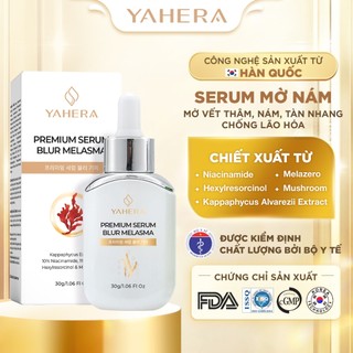 Serum mờ nám tàn nhang YAHERA Premium Serum Blur Melasma giúp làm mờ vết thâm, nám, tàn nhang chống lão hoá 30g