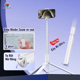  Gậy Chụp Ảnh Điện Thoại Cao Cấp Mi Ultra – Remote 9 Nút Zoom In Out Tripod Tự Mở Gập Gọn Selfie 