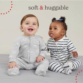 Body sleep Cotton Khoá Kéo 2 Chiều Full tất hãng Huggie,Pekkle xuất dư Cho bé trai bé gái 3M,6M,9M chất 100% cotton