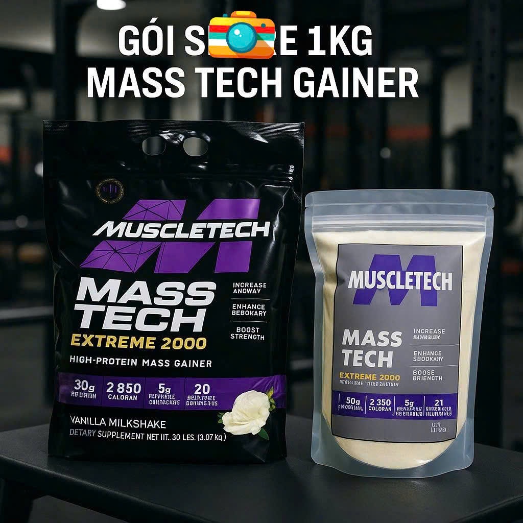 TPBS MASS TECH MUSCLETECH VỊ TRIPLE CHOCOLATE BROWNIE (Hỗ trợ cung cấp năng lượng cao cho một khẩu p