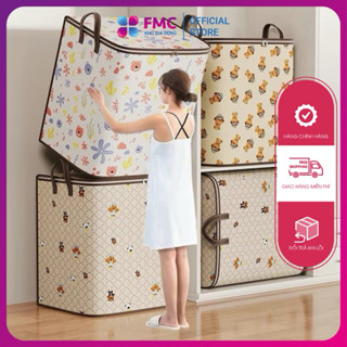 Giỏ đựng quần áo bằng vải chống nước (100L,140L ,180L),túi đựng chăn màn đa năng, có thể gấp gọn, giỏ cất trữ trang trí