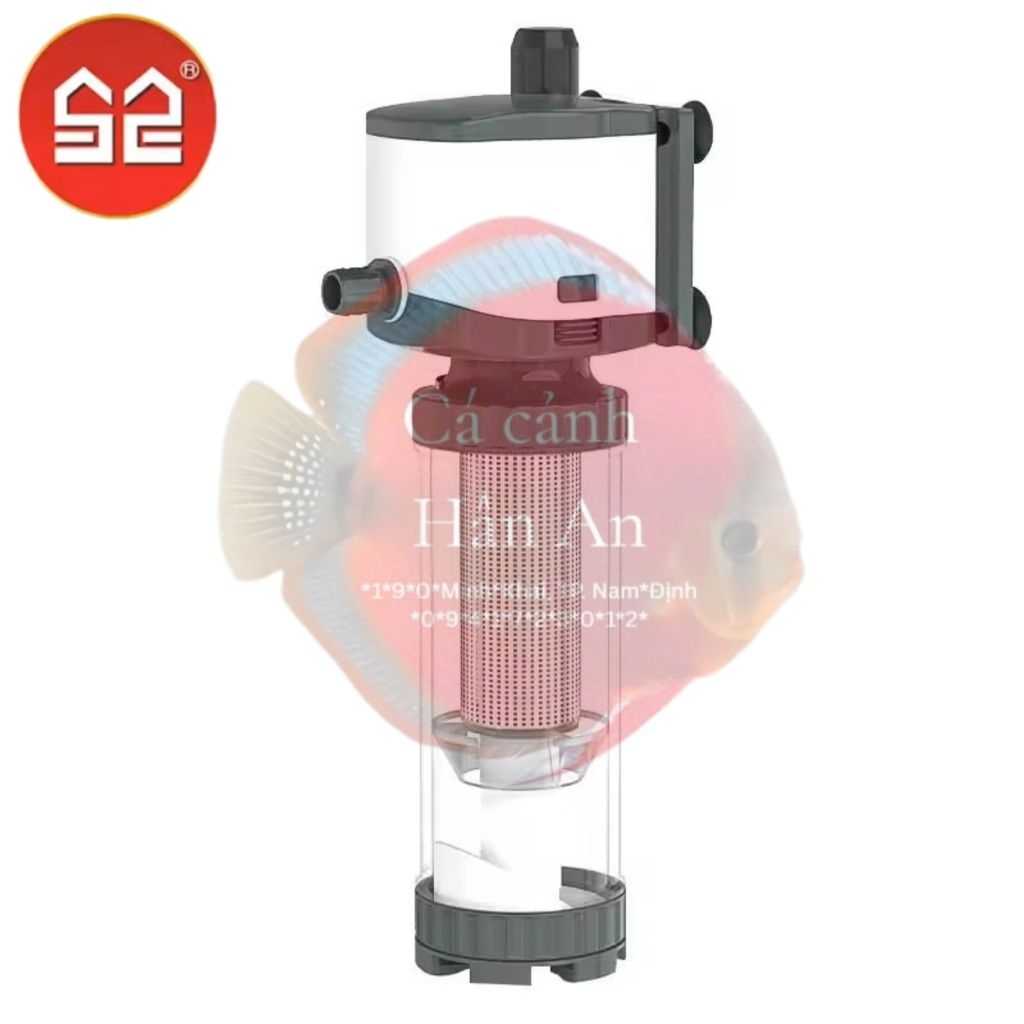 Máy lọc 3in1 máy thay nước tách thu gom phân hồ cá
