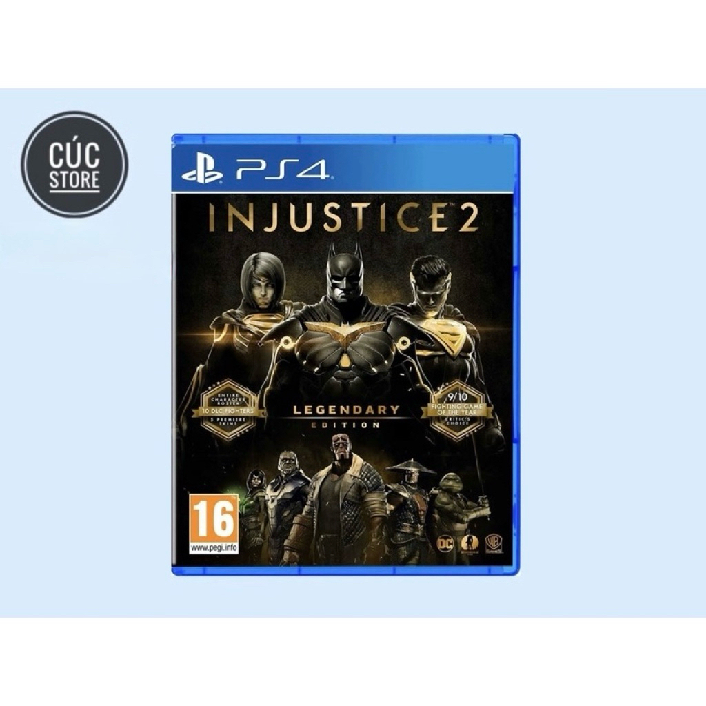 Đĩa chơi game PS4: Injustice 2 Legendary Edition