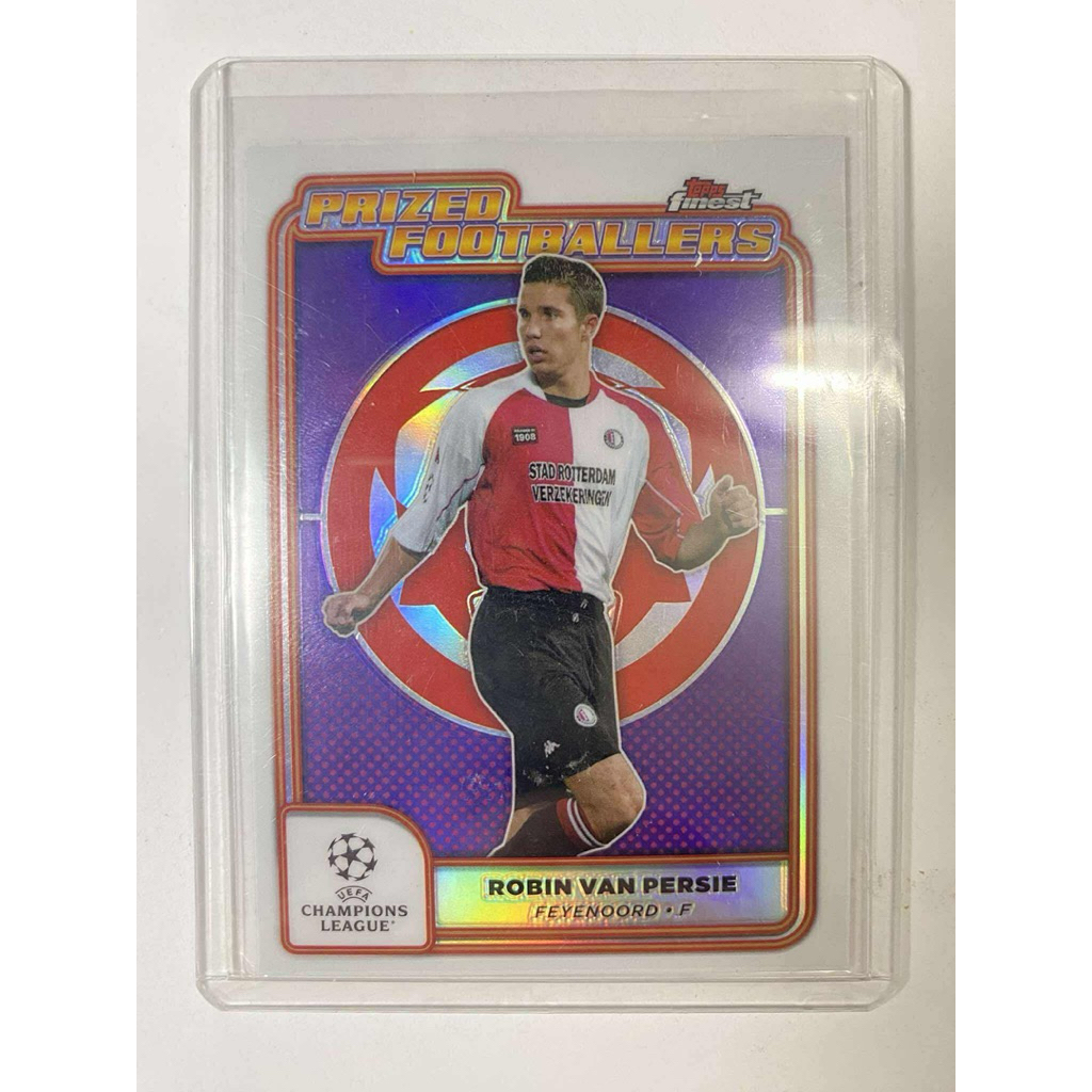 Thẻ bóng đá #M215 Robin Van Persie Feyenoord Prized Footballers Refactor Topps Finest 2024/25