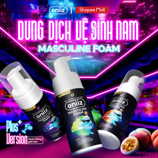 Dung dịch vệ sinh nam Masculine Foam Oniiz Plus, Bọt vệ sinh sạch sâu dưỡng ẩm, hương Cocktail 145ml