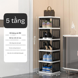 Kệ dép sọc đựng đồ đa năng,4/5 tầng để giầy dép tiện lợi, kệ dép nhiều ngăn