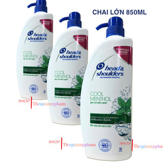 Dầu Gội Head & Shoulder Bạc Hà 850ml