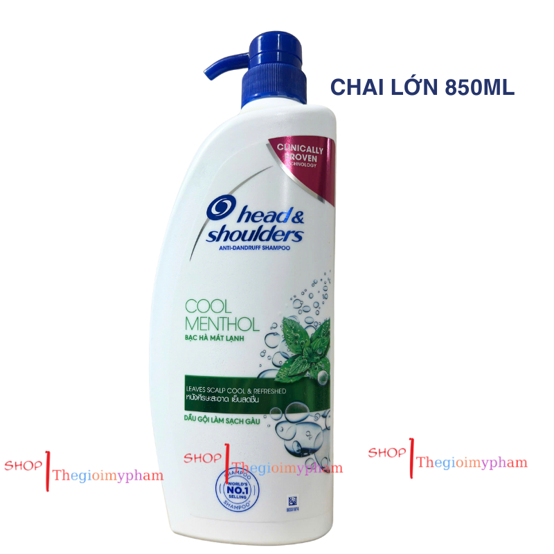 Dầu Gội Head & Shoulder Bạc Hà 850ml