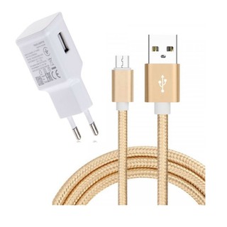  Bộ Sạc   Củ 2A Trắng & Đen + Dây Dù 2.5m & 1.7m USB Micro   Dùng Cho SamSug J5 J6 J7 J7Pro & Các Thiết Bị Điện Tử Đời Cũ 