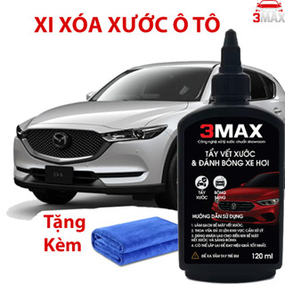 Xi xóa xước sơn Ô tô Xe máy 3Max, Tặng  khăn lau chuyên dụng, Tẩy các vết bẩn, Ố sơn xe!
