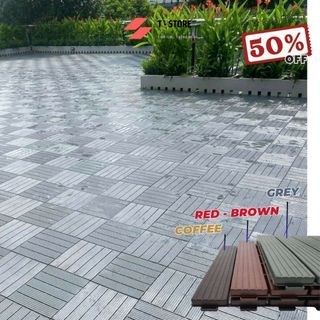  Combo 11 Tấm nhựa lót sàn ban công - Chuyên dụng cho lắp sân vườn nhà tắm khu vui chơi... 