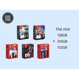 Máy chơi game Nintendo Switch Oled New 100% - cài sẵn nhiều game