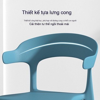 KUKA  Ghế nhựa lưng tựa sừng bò cho quán cafe nhà hàng gia đình nhẹ bền thoải mái thời trang | BigBuy360 - bigbuy360.vn