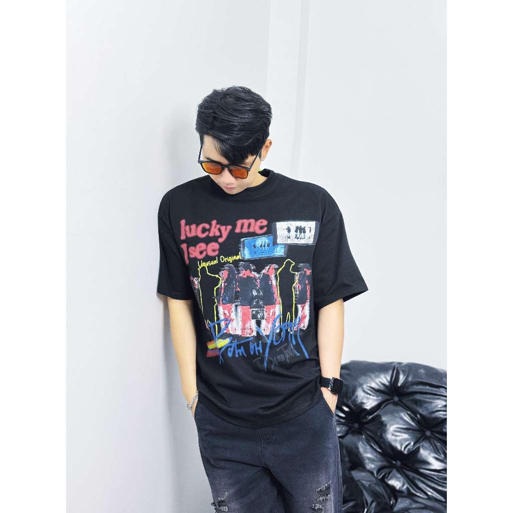 [Phiên Bản Nâng Cấp] Áo thun overside unisex nhà UNUSUAL ORIGINAL Tôn dáng A08