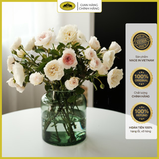 Lọ thủy tinh cổ thấp cổ cao, lọ hoa thủy tinh Thanh Xuân TXG cắm hoa, nuôi cá, decor chất lượng cao cấp nhiều kích thước