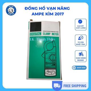 Đồng Hồ Vạn Năng Ampe Kìm 2017 ,Đo Dòng AC/DC, Đo Áp, Điện Trở