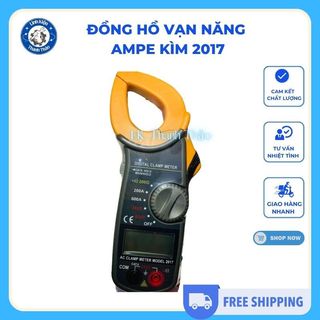 Đồng Hồ Vạn Năng Ampe Kìm 2017 ,Đo Dòng AC/DC, Đo Áp, Điện Trở