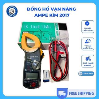 Đồng Hồ Vạn Năng Ampe Kìm 2017 ,Đo Dòng AC/DC, Đo Áp, Điện Trở