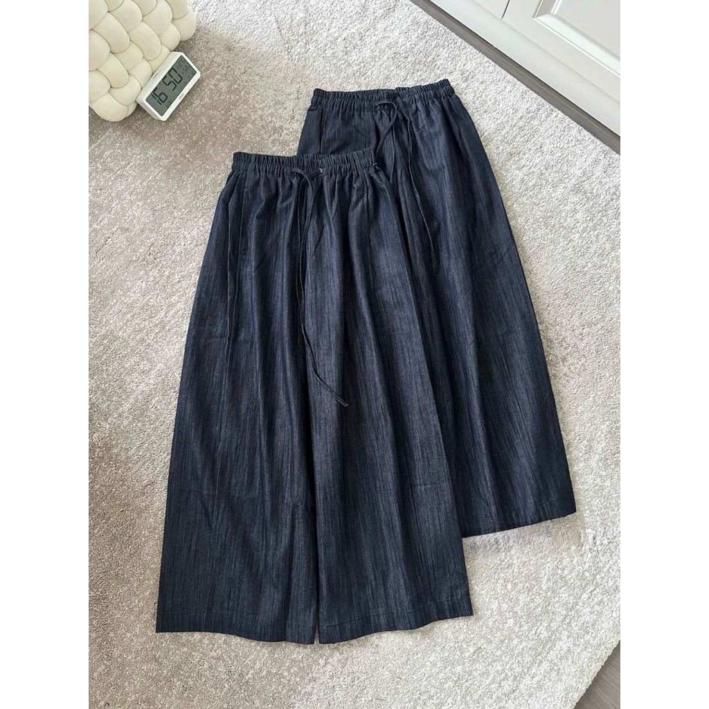 (Hàng QC L1) Quần jean xanh đậm Hari ống suông rộng dáng đứng phom rộng Q2117 | BigBuy360 - bigbuy360.vn