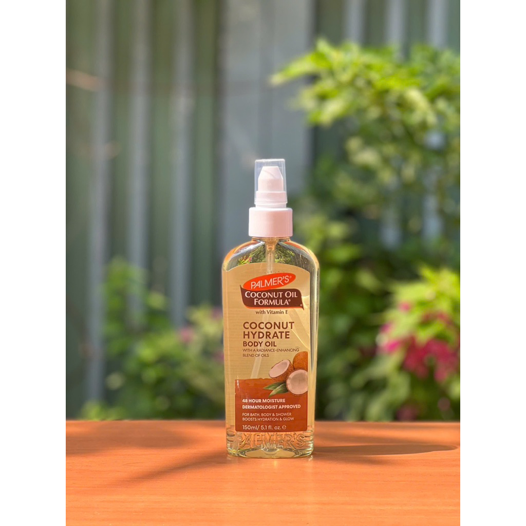 Dầu dưỡng body oil Palmer’s Coconut oil formula with vitamin E Coconut Hydrate 150ml mùi dừa