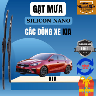  Gạt Mưa Ô Tô KIA FORRTE MORNING SONET SOLUTO, SELTOS K3 K5... SILICON NANO Gạt Sạch Êm. 3K 