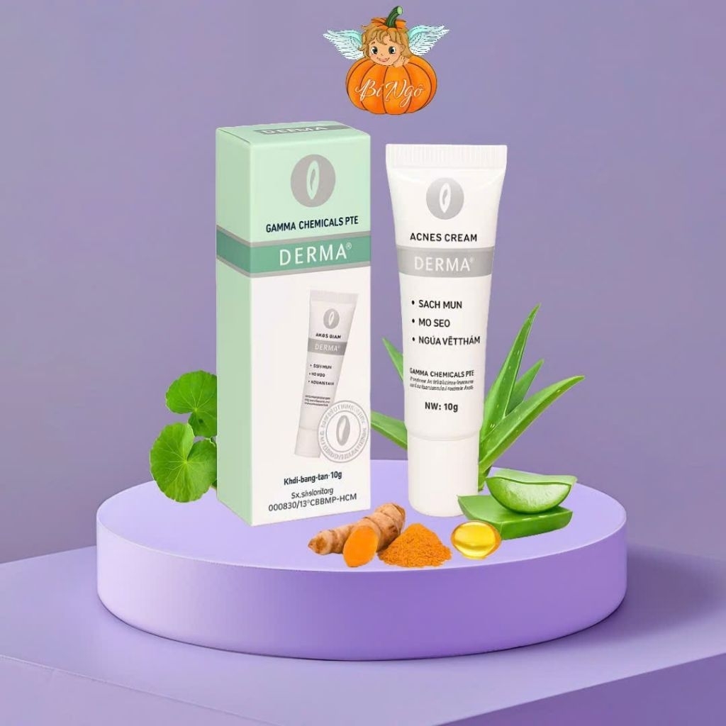 Kem Giảm Mụn Gamma Derma Chemicals PTE Anti Acne Sạch Mụn - Mờ Sẹo - Ngừa Thâm- 10gr
