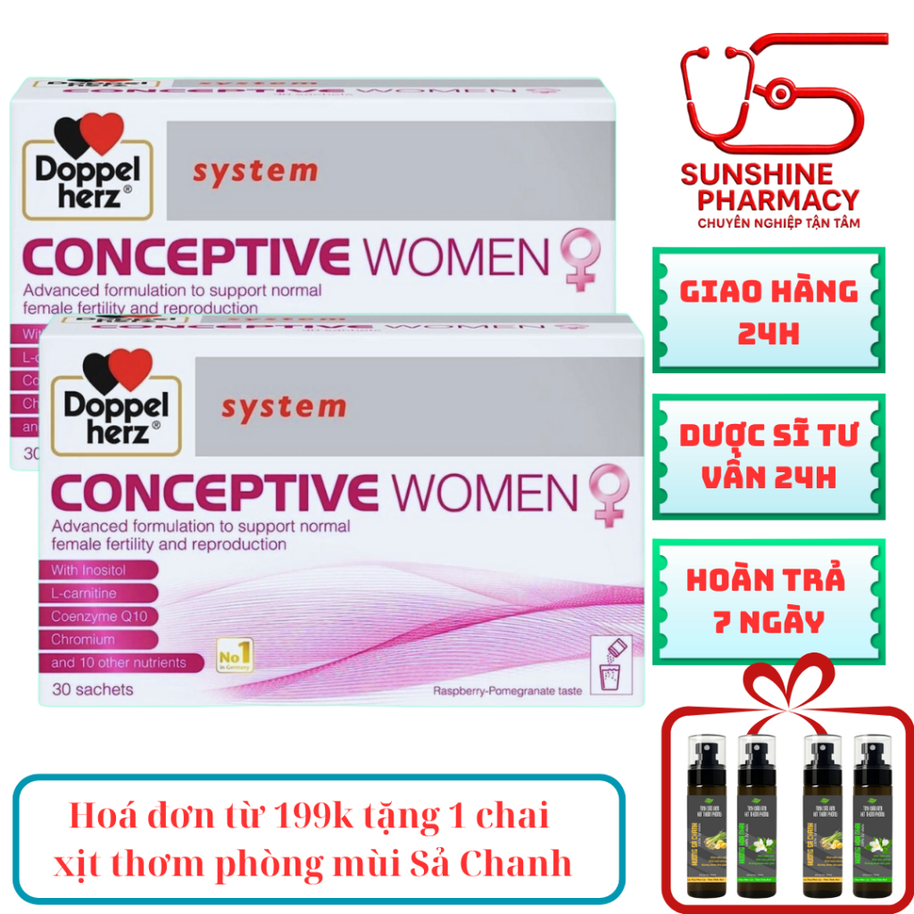 [CHÍNH HÃNG] Men Conceptive Women tăng chất lượng trứng ở phái nữ .