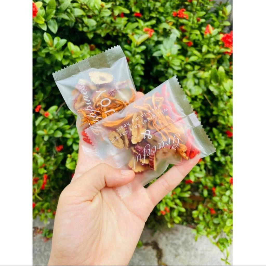 -Hộp 30 gói tặng 20 gói -Trà Đông Trùng tứ vị (nấm đông trùng hạ thảo, táo đỏ,kỷ tử ,long nhãn)