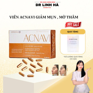  Viên uống  Acnavi bổ sung kẽm lợi khuẩn hỗ trợ giảm mụn  giảm thâm  Dr Linh Hà 